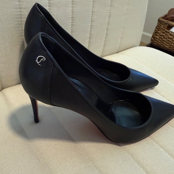 Christian Louboutin Sporty Kate Black Heels - Picture 3 of 4